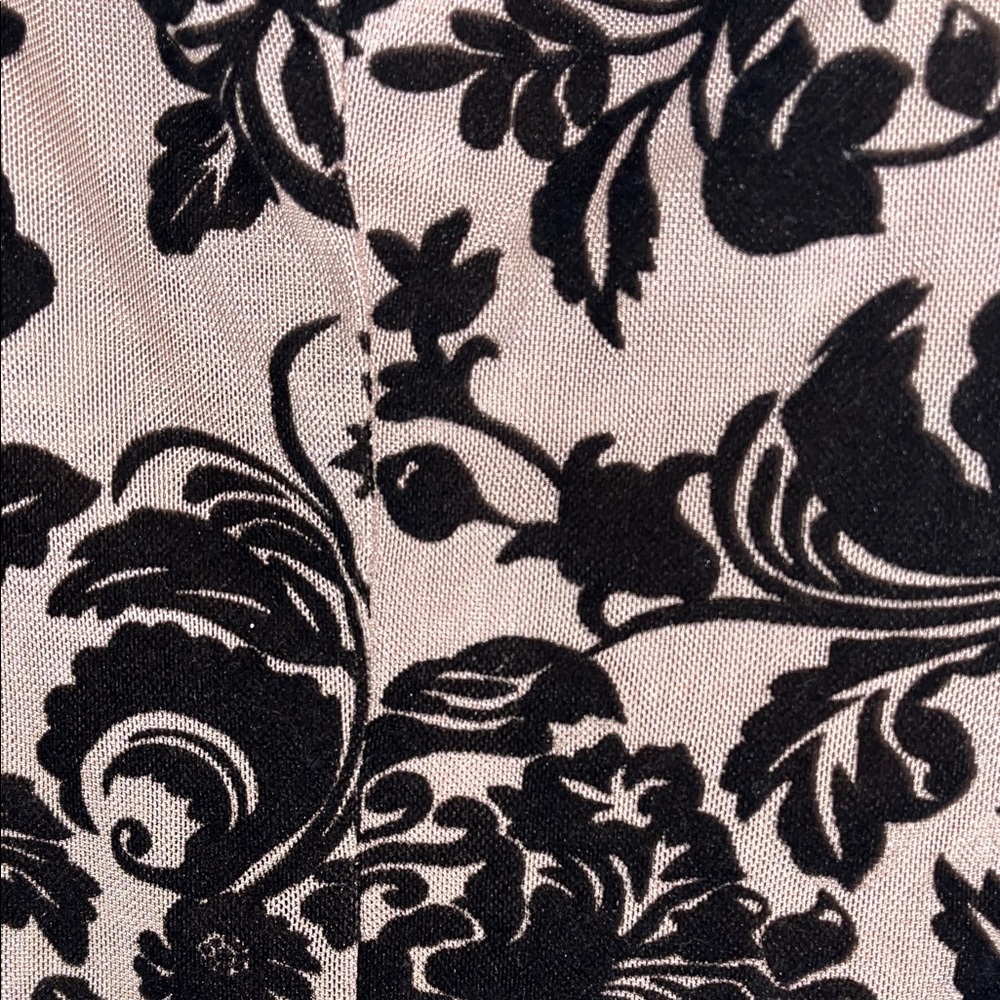 Regal Affair Flocked Velvet Bodysuit size Medium - Picture 9 of 10
